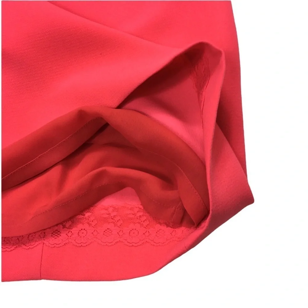 Kate Spade Shaft Smock Dress in Coral Pink